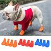 4Pcs Waterproof Pet Rain Boots Balloon Rubber Dog Shoe Covers for Small Dog Chihuahua Large Dogs
