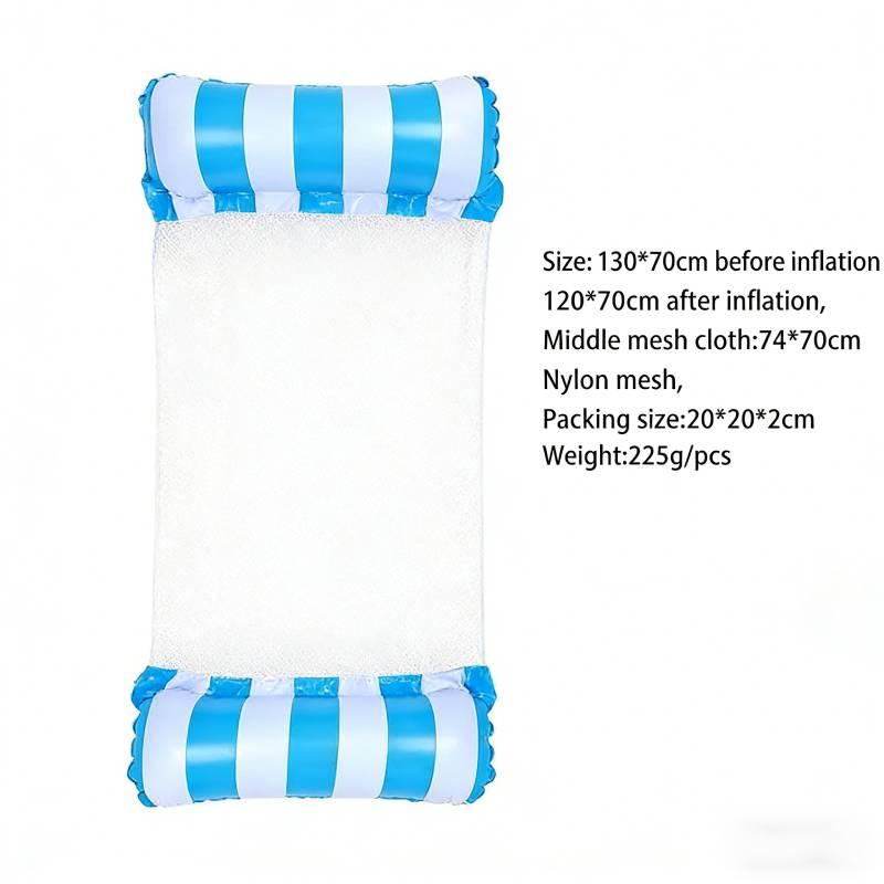 Надувной плавающий гамак-шезлонг, складной, портативная плавучая кровать, плавучий матрас для бассейна, пляжа