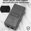 POE Блок питания DC Адаптер 24В 0.5А 24Вт Настольный POE Инжектор Питания Ethernet Адаптер Оборудование для видеонаблюдения CCTV