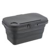 1pc Portable Collapsible Large Capacity Picnic Basket, Collapsible Plastic Storage Basket for Outdoor Party Home Party Barbecue