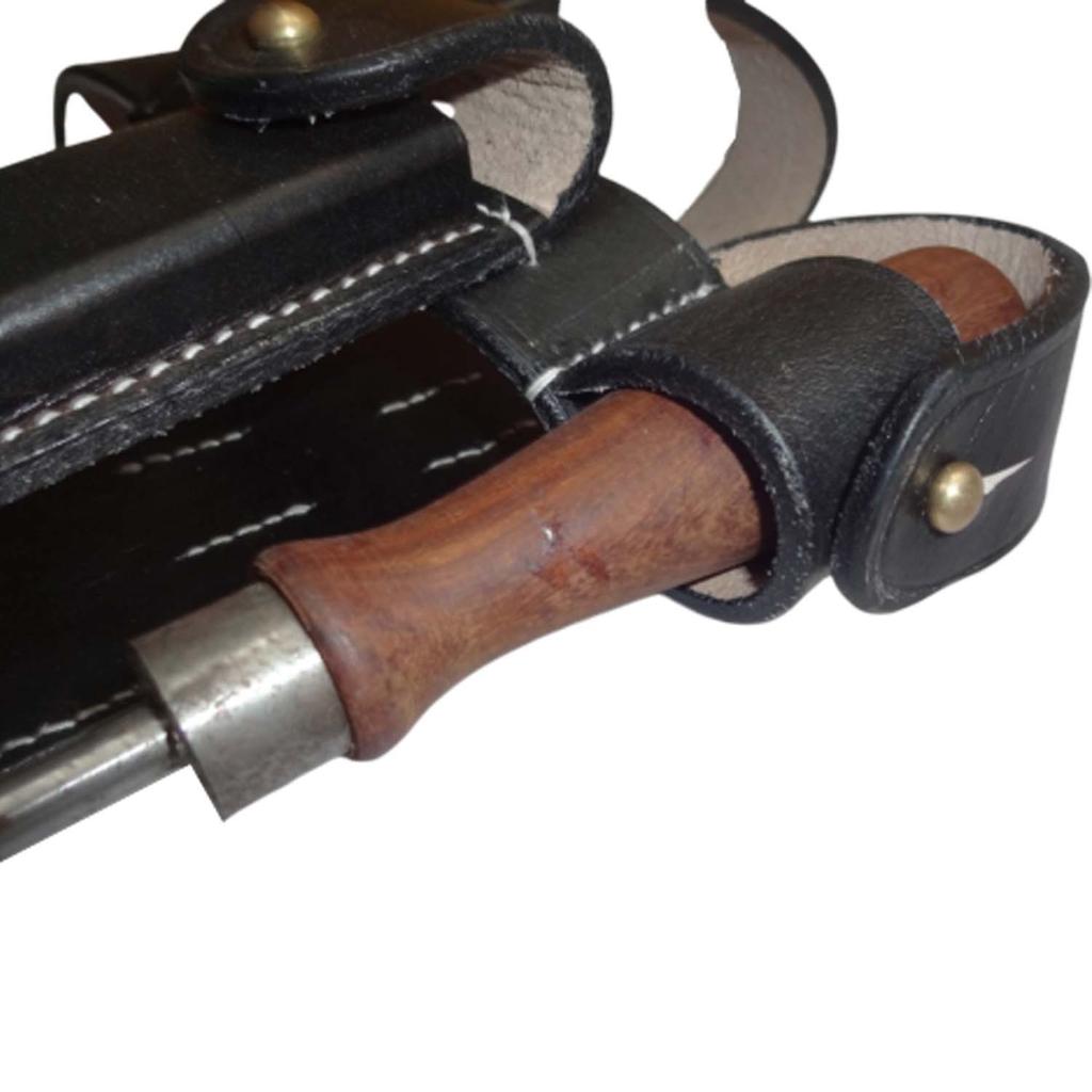 Немецкая кобура из черной кожи для Маузера C96 Broomhandle с шомполом-реплика U8-1OSE-QCYC