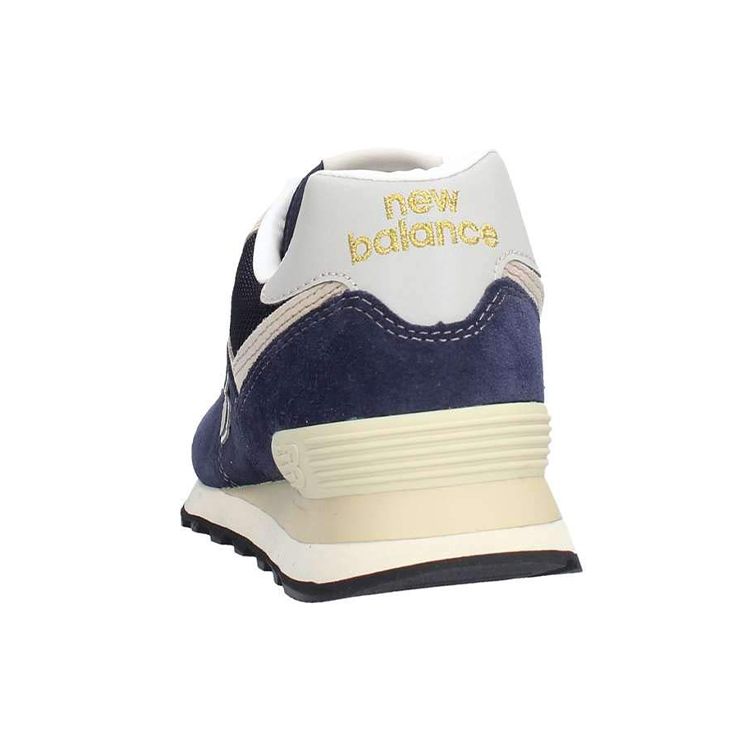New Balance Nb 574 Ретро Тканевые Низкие Повседневные Беговые Кроссовки Мужские Сникеры Синий Белый ML574VLA