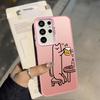 Забавный Кот Прозрачный Парный Чехол для Задней Панели Телефона для Samsung Galaxy A54 A72 A51 A52 A04 A05 A71 A03 A06 A07 A50 A10 A20 A56