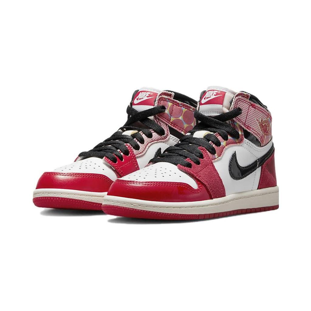 Marvel X Air Jordan 1 Retro High OG PS Next Chapter Kids Sneakers Red University-Red Black DV1749-601