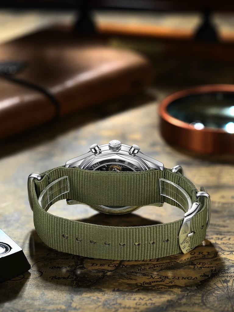 Часы-хронограф GIV 1963 года выпуска, механические аналоговые часы, 1963 года выпуска, ST1901, механизм с ручным заводом, 38 мм, гусиная шея, 1963 года выпуска, циферблат Panda, водонепроницаемые, роскошные мужские