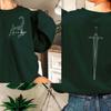 Толстовка Love Is A Dagger Loki and Lady Loki Shirt Loki Dagger Sweatshirt Women Long Sleeve Casual Pullover Sweeper
