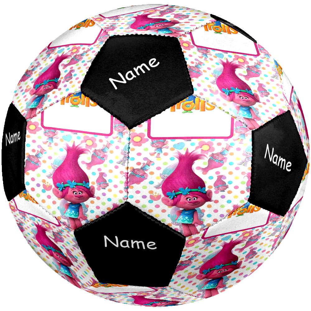 Custom Name Trolls Theme Size 5 Soccer Ball, Suitable for Both Indoor and Outdoor Matches, a Gift Suitable for Everyone.