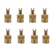 8/16Pcs Universal Car Auto Copper Tire Schrader Valve Stem Caps 8V1 Rims Dust Cover