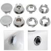 Bathroom Kit Sink Spare Parts Silver ABS Plastic Basin Chrom Cover Hole Overflow Ring Round Household Products