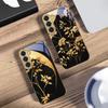 Пейзаж кипарисового леса для Samsung Galaxy S26 S20 FE S21 S22 S23 Plus S24 Ultra 25Ultra S21+ S9 S22 S8 Золотой стеклянный чехол для телефона