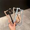 Милый 3D Чехол с кошачьими ушками, прозрачный, для iPhone 17 Air 16 15 14 Plus 13 12 11 Pro Max, мультяшный, милый, противоударный, прозрачный чехол