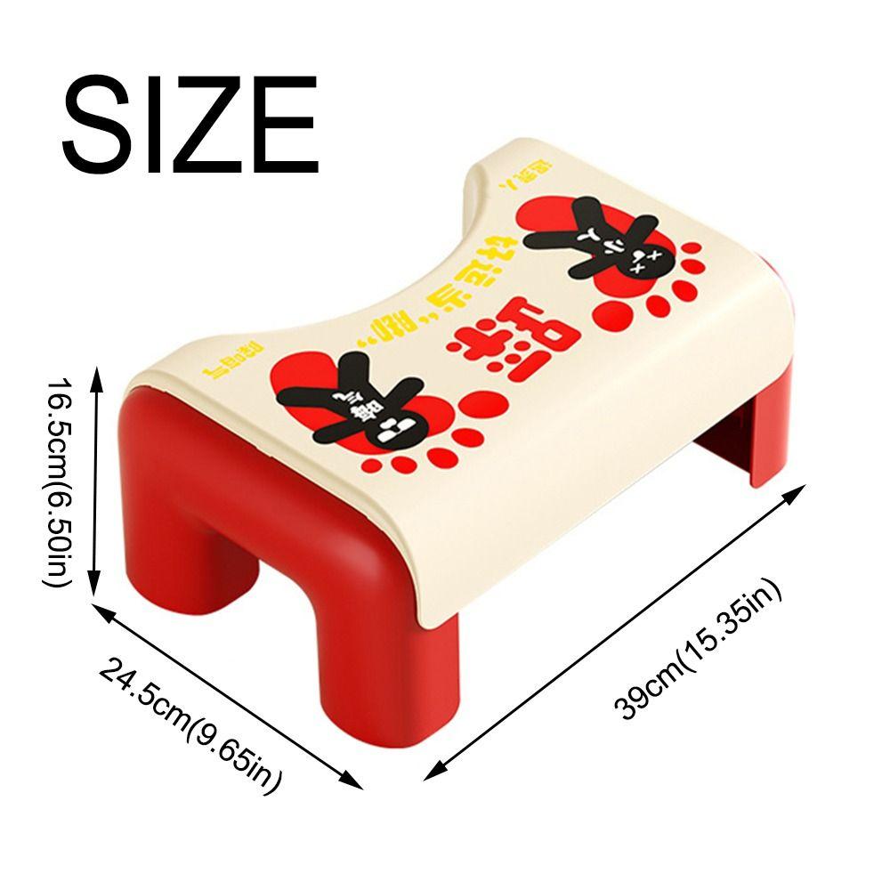 Waterproof Bathroom Foot Stool Anti-Slip Children's Toilet Stool Pregnant Woman