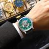 CHENXI Original Skeleton Mechanical Man Watches Luxury Men's Automatic Watch Leather Strap Fashion Business Wristwatch Gift