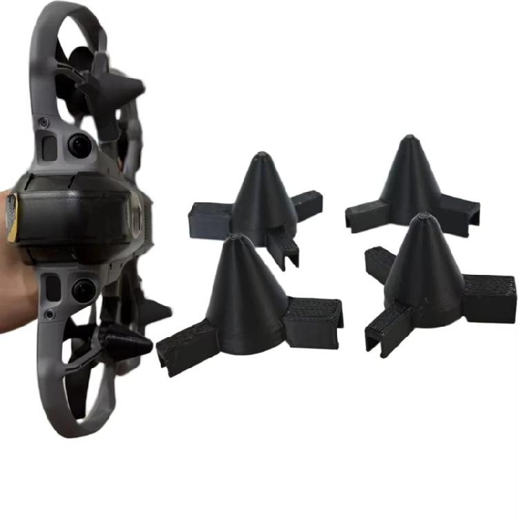 Black Ground Clearance Foot Set for Avata 360, 4 Piece Landing Support Accessory for Outdoor Grass, Soil, and Rough Ground Use in Daily Flying