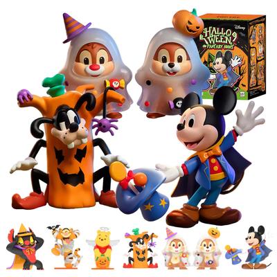 ТОП ИГРУШКА Серия Disney Fantasy Gachapon Фигурка-сюрприз Пластиковая модель Премиальная игрушка из мягкого винила Подарок на день рождения Стич Винни-Пух Персонаж