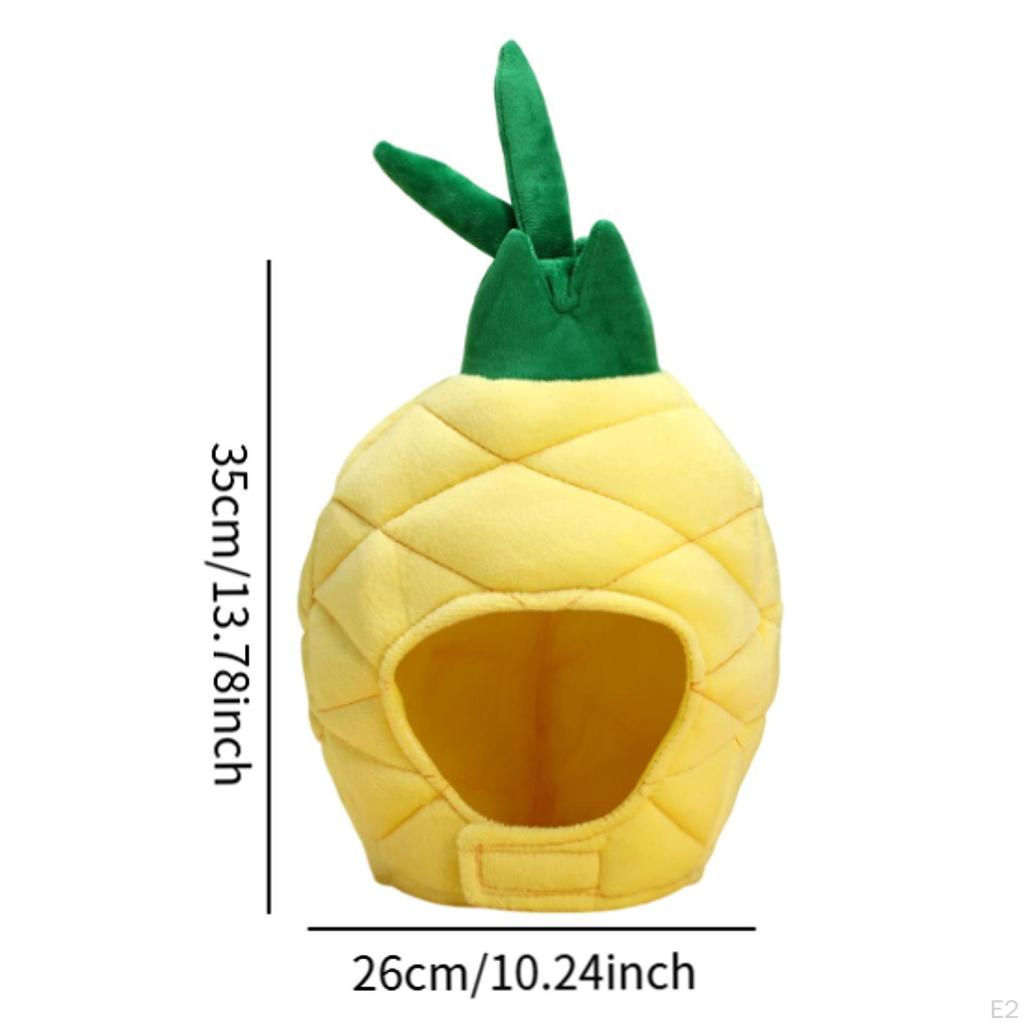 Плюшевая шляпа в форме ананаса, реквизит для фотосъемки, головной убор для косплея на фестивальную вечеринку в честь праздника