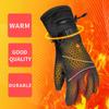 USB Electric Heated Gloves with 3 Mode Warm Heated Gloves Motorcycle Thermal Touch Screen Waterproof Winter Heating Gloves