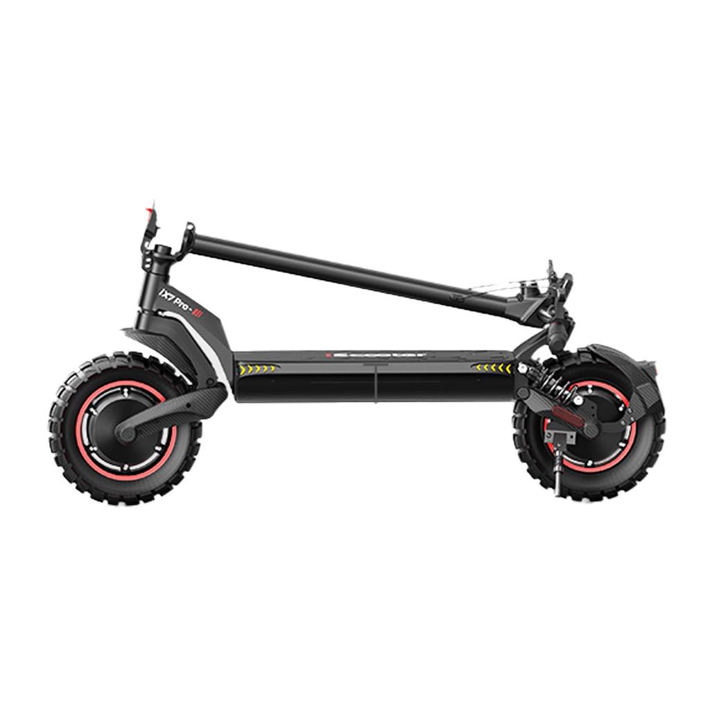 iScooter IX7Pro Внедорожный электросамокат для взрослых 2000 Вт, 48 В 17,5 Ач, Полная подвеска, Управление через приложение, 10" Внедорожный электросамокат с подсветкой
