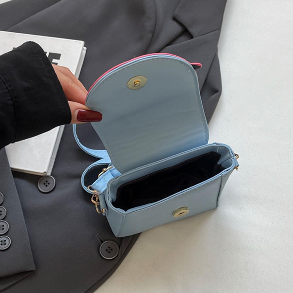 Женская сумка со смайликом из искусственной кожи, мини-сумка через плечо, контрастная цветная сумка с рисунком, женская летняя повседневная сумка