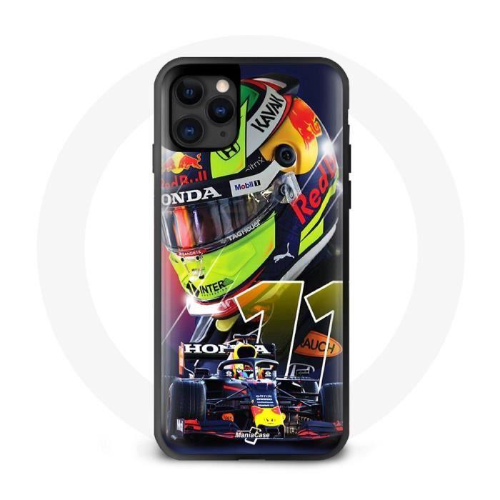 Coque - Maniacase - iPhone 12 - Formula 1 Sergio Perez - Silicone - Souple