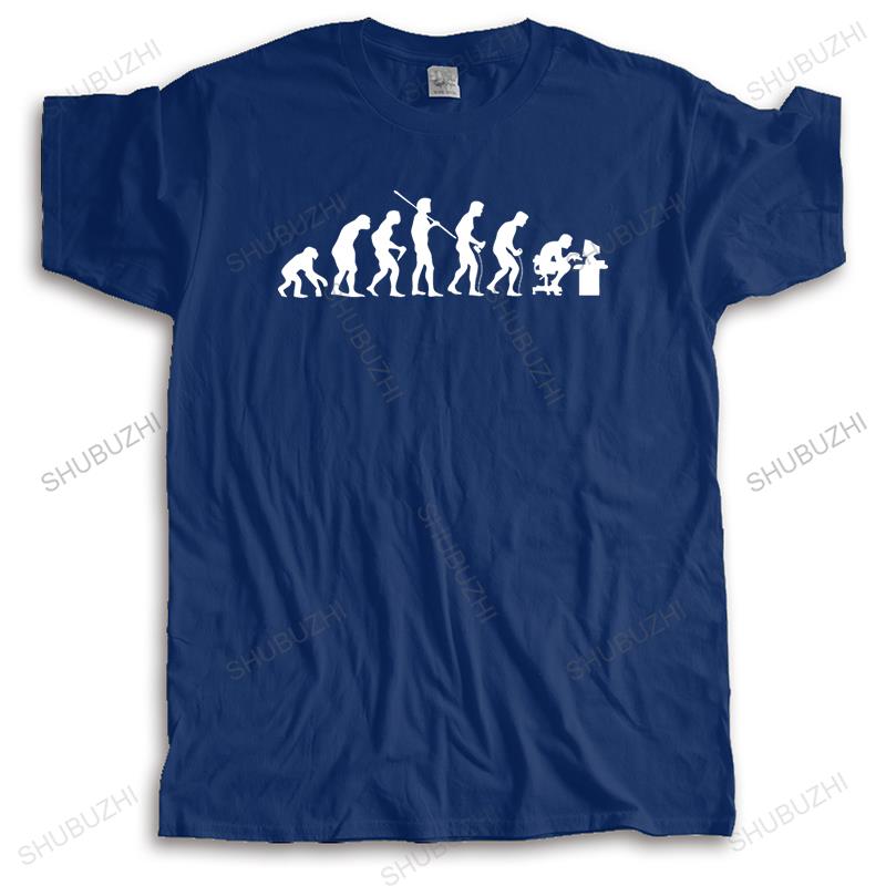Men o-neck tshirt fashion brand t-shirt black new Evolution of a Gamer, Funny Mens T Shirt - PC gamer cotton tshirt for boys