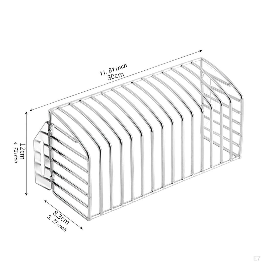 Gutter Guard Drain Cover Anti Clogging Downspout Protector Stainless Steel