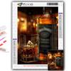 5D DIY Whiskey Cross Stitch Rhinestones Diamond Drawing Embroidery Mosaic Home Decor