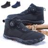 Fashion New Winter Men Boots Snow BareFoot Casual Shoe Women Warm Plush Cotton Shoes for for Trekking Climbing Working High Ankle Boot