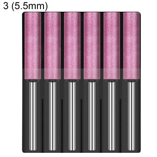 6 шт. многофункциональная точилка для бензопилы, супер шлифовальная производительность, тонко полированная, сильная стабильность, шлифовальный камень, напильник для резьбы по камню