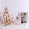 Painting & Sketch Wood Mini Easel Foldable Desk Stand Tripod Holder Triangle Display Stand  Artist