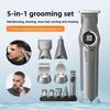 Машинка для стрижки волос 5-в-1 двухскоростная мужская для всего тела моющаяся электрическая машинка для стрижки волос салонный специальный артефакт триммер электрическая машинка для стрижки
