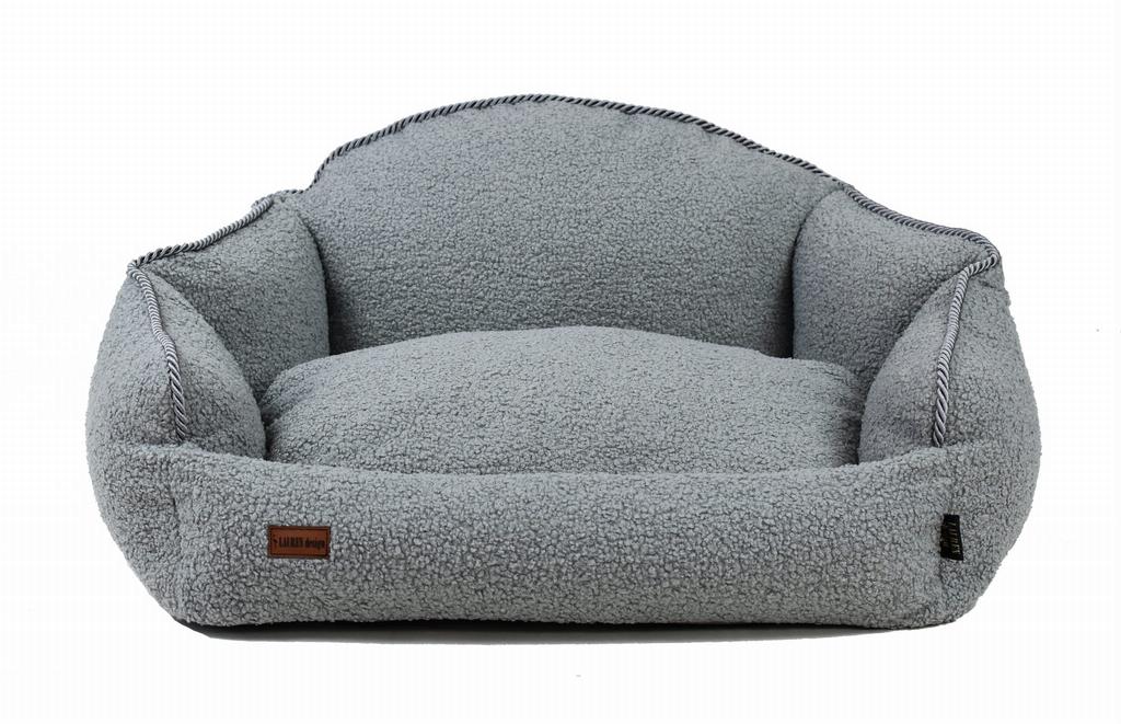 Charlotte Gray Boucle Sofa - 68Cm X 62Cm