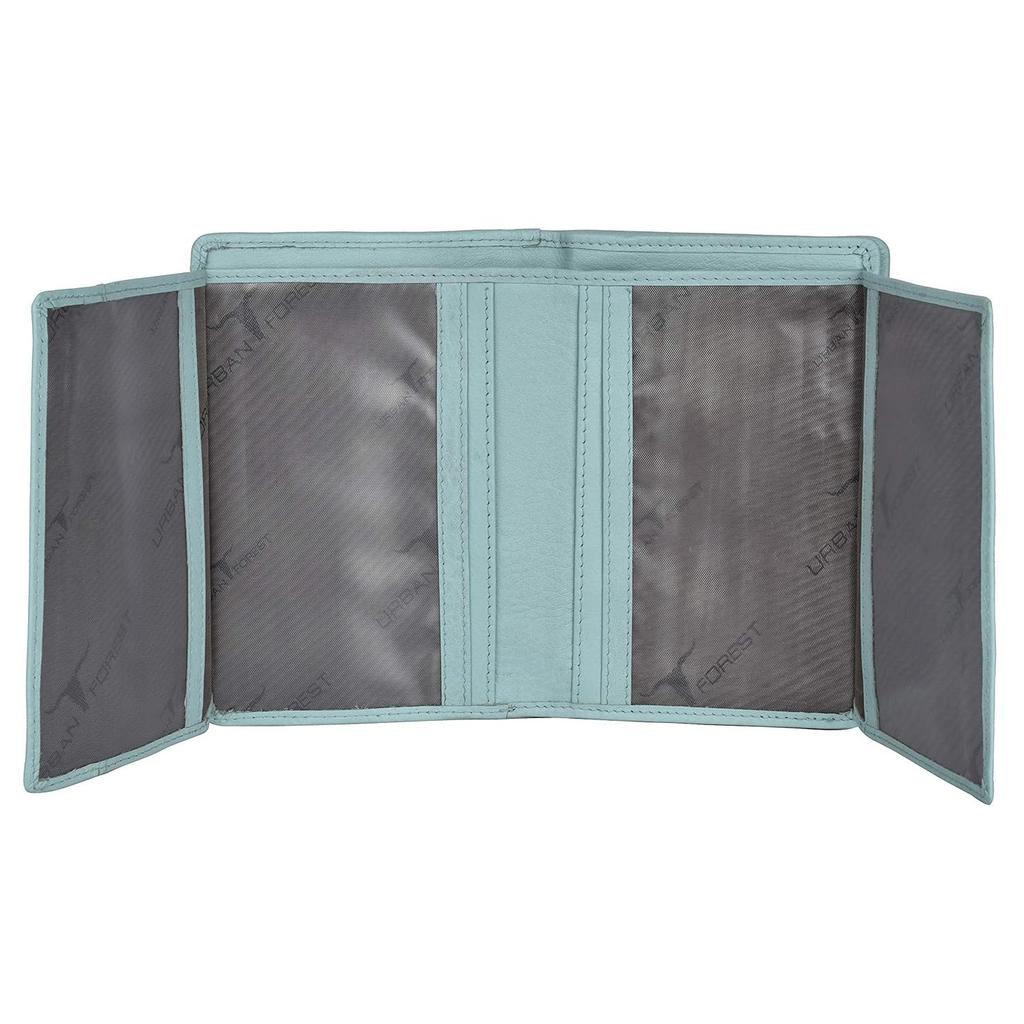 Arya Pastel Blue Кожаный кошелек для женщин