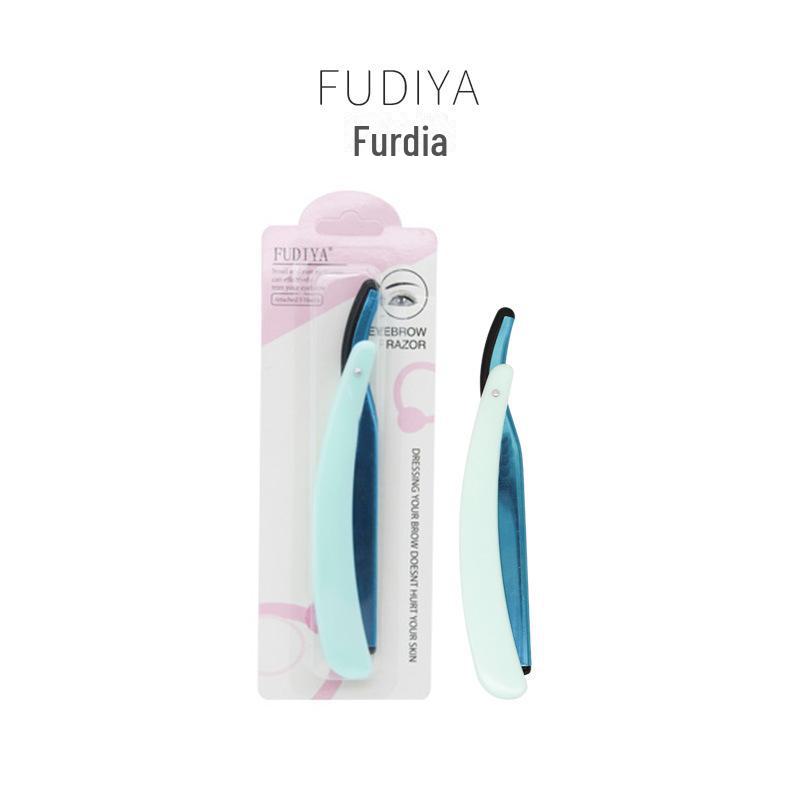 Folding Eyebrow Trimmer Holder & Classic Razor for Men & Women - Barber Beauty Tool Set 77