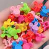 10Pcs Cute Colorful Flower Small Hair Claws Lovely Hair Decorate Claw Clips Kids Sweet Cartoon Hair Accessories Headwear Gift