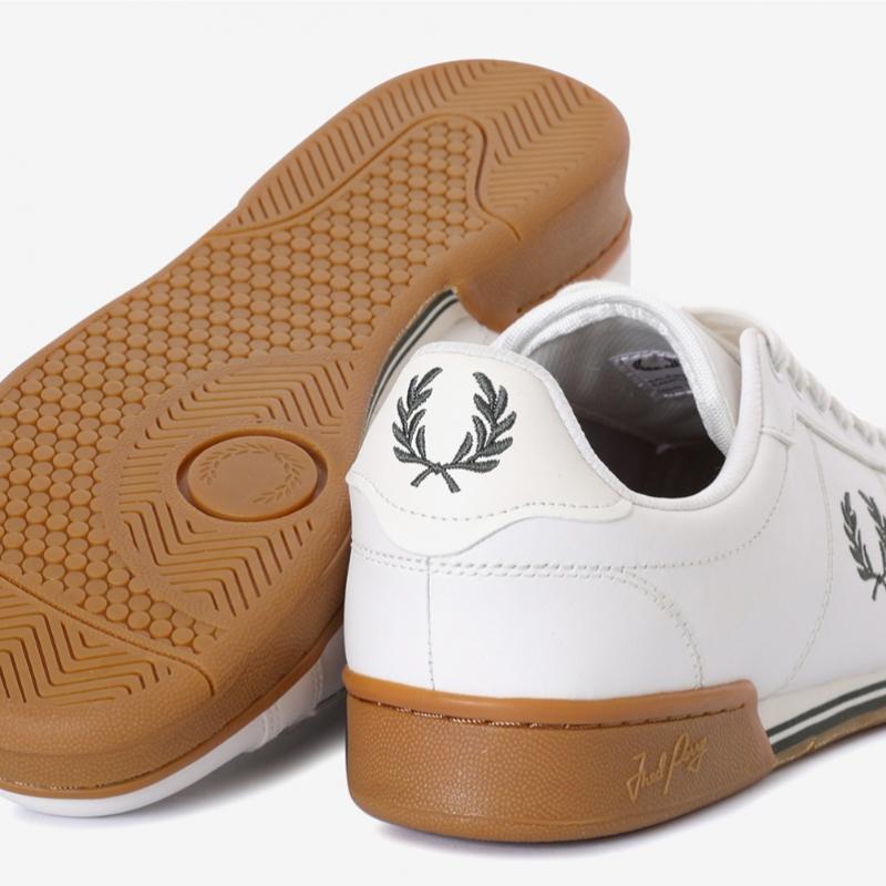 Fred Perry Унисекс Кроссовки 23fw B722 Кожаные