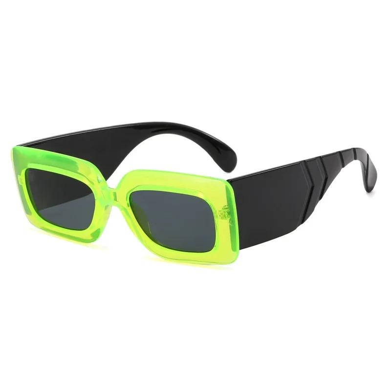 Квадратные Солнцезащитные Очки Мужские Женские Солнцезащитные Очки Змеиный Узор Путешествия Винтаж Ретро Оттенки Женские Uv400