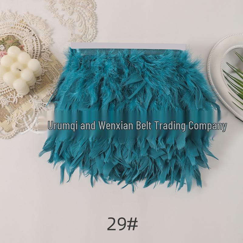 Отделка из перьев индейки 10-15 см для одежды, DIY и украшений