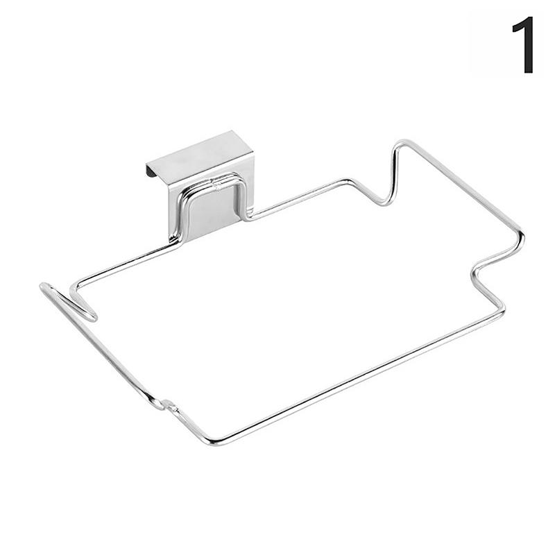 Нержавеющая сталь, кухонная полка для мусора, дверца шкафа, держатель для мешков для мусора, держатель для хранения мусора, подвесной органайзер для полотенец