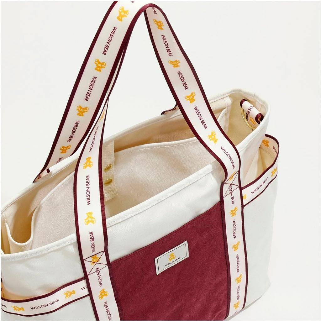 Wilson Tennis Racquet Bag BEAR JPN COLLECTION TOTE 2025 Wine Red