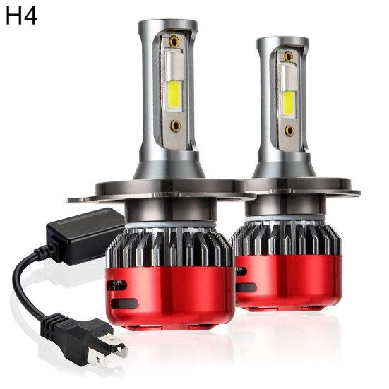 2Pcs Waterproof High Brightness LED Car Light Bulb Automobile Headlights Lamp