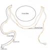Women Elegant Luxury Pearl Pin Corsage Vintage Multi-Layer Long Tassel Chain Brooch Safety Pins Party Jewelry Gift