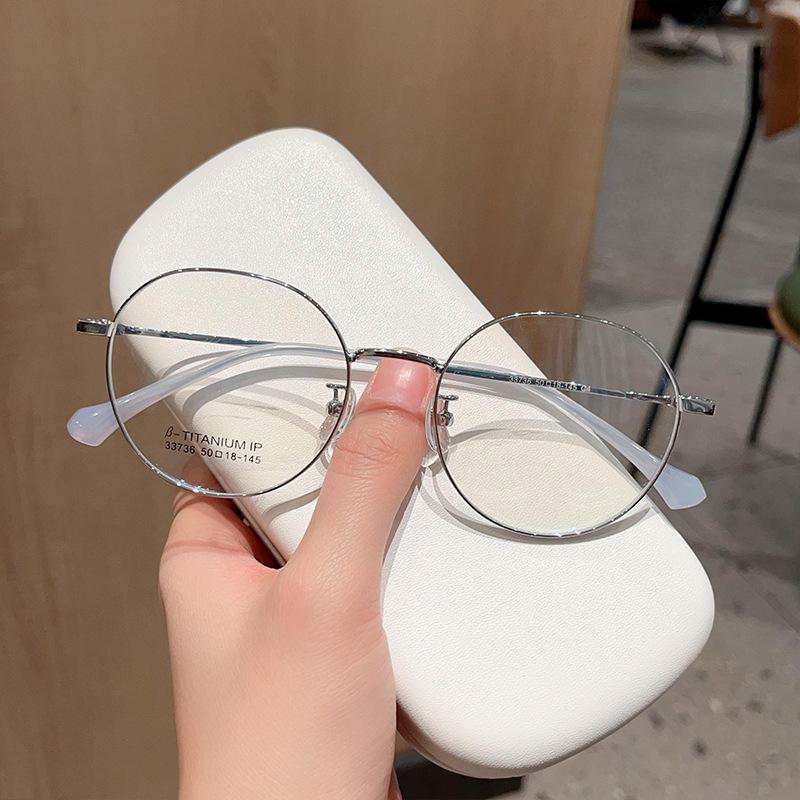 Сверхлегкие простые металлические многоугольные очки Yan WeNY в ретро-оправе, модные мужские и женские очки, которые могут быть оснащены очками для близорукости.