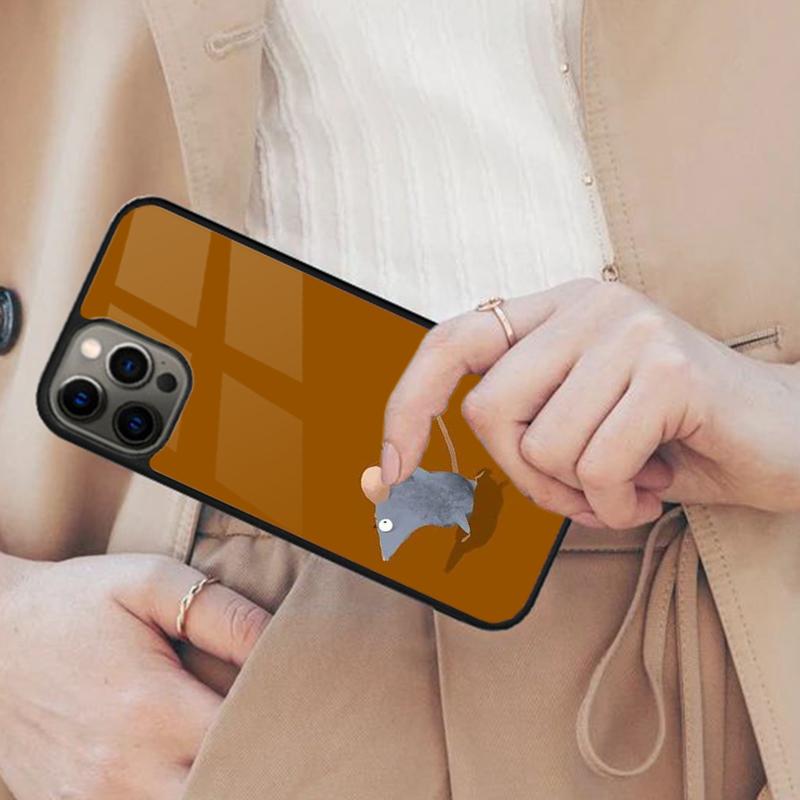 Магнитный чехол для телефона с изображением мыши и крысы для APPLE iPhone 17 Air 16 14 13 12 Pro Max 15 Plus Беспроводная зарядка С чехлом MagSafe