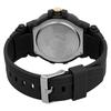 Montre bracelet - Q&Q - Homme - Noir - Boîtier plastique 44 mm - Étanchéité 10 bar
