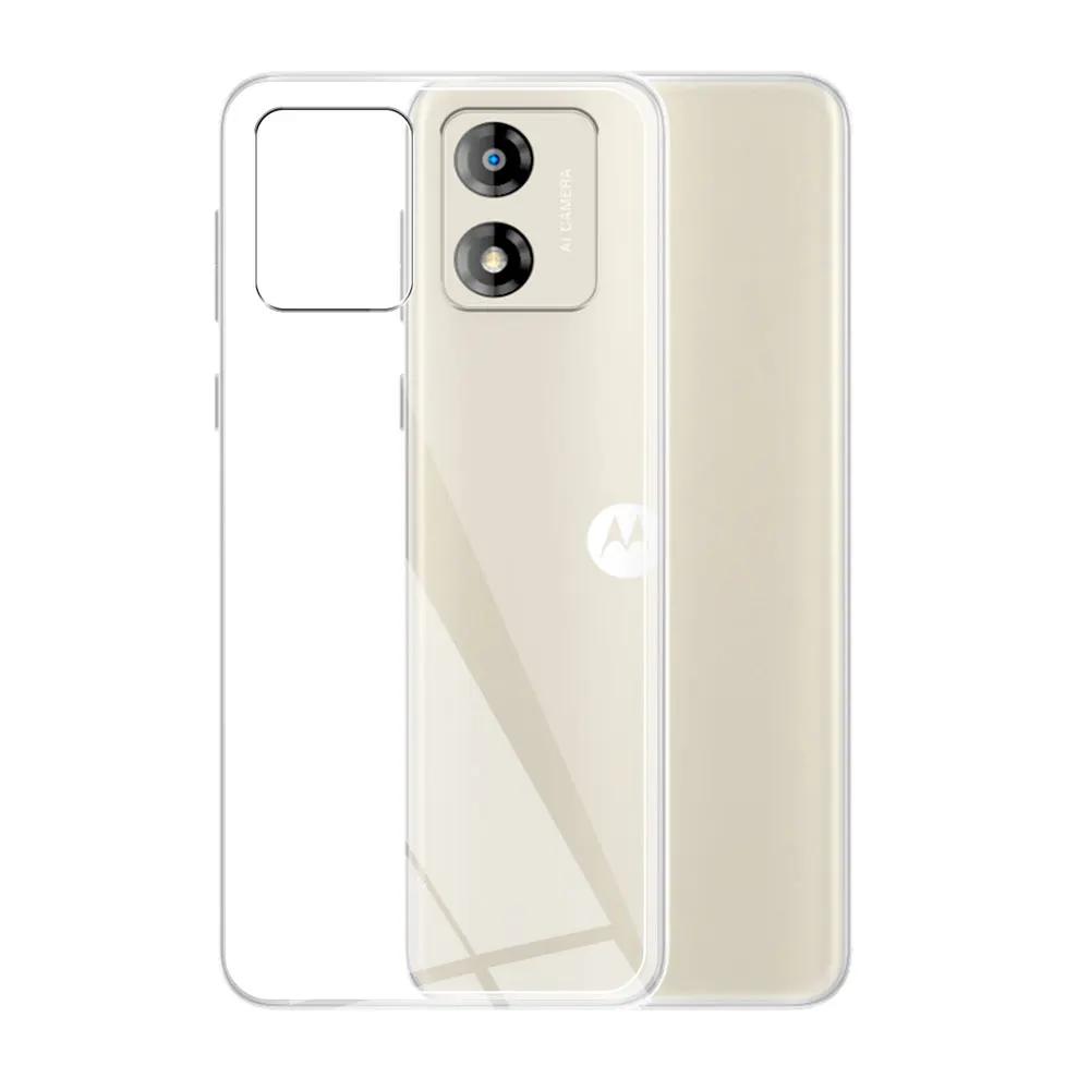 Для Motorola Moto E13 Чехол Прозрачный Силиконовый Мягкий ТПУ Чехол для Телефона Обложка Для Motorola E13 Funda Для Moto E13 E 13 Прозрачный Coque