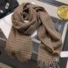 Narrow Retro Style Warm Scarves and Shawls Made of Wool for Both Men and Women