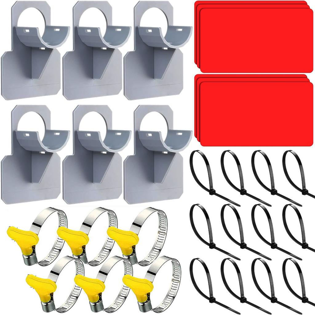 Поддержка трубы бассейна Кронштейн для поддержки шланга с лентой и кабельными стяжками Хомуты для шланга из нержавеющей стали для предотвращения провисания трубы