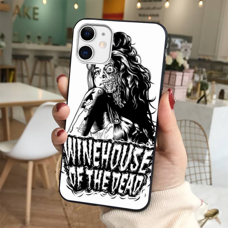 Yinuoda Чехол для телефона Amy Winehouse для iPhone 11 12 13 mini pro XS MAX 8 7 6 6S Plus X 5S SE 2020 XR