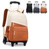 Detachable Dual-purpose Trolley Backpack Korean Style School Bag